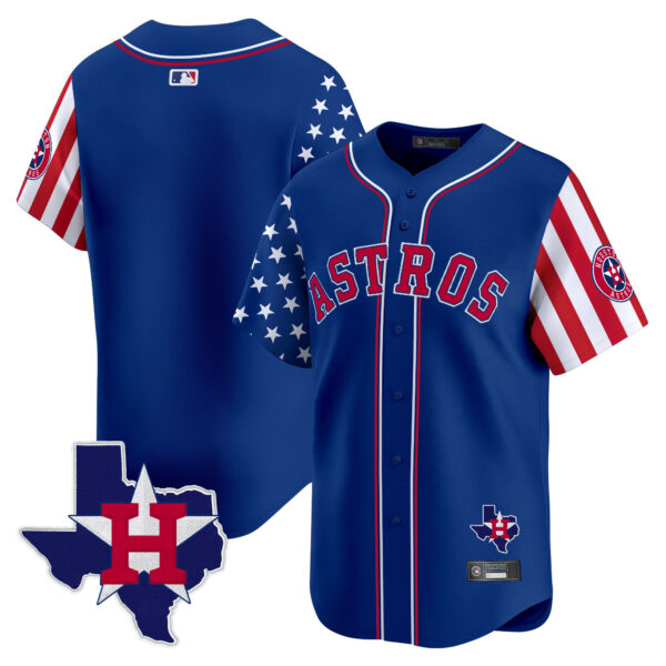 Men's Houston Astros 2025 Independence Day Vapor Premier Limited Jersey - All Stitched - Image 27