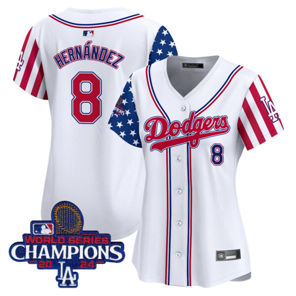Women's Dodgers 2025 Independence Day Vapor Premier Limited Jersey - All Stitched - Image 9