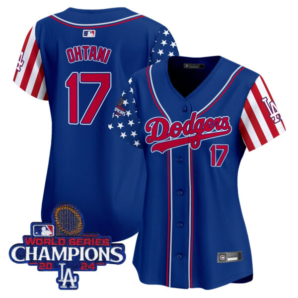 Women's Dodgers 2025 Independence Day Vapor Premier Limited Jersey - All Stitched - Image 21