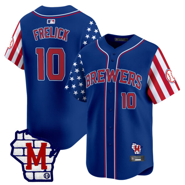 Men's Milwaukee Brewers 2025 Independence Day Vapor Premier Limited Jersey - All Stitched - Image 26