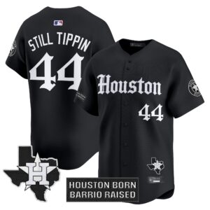 Men's Houston Astros 'Gothic Edition' Vapor Premier Limited Jersey V2 - All Stitched