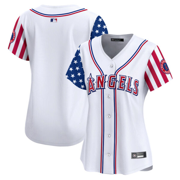 Women's Los Angeles Angels 2025 Independence Day Vapor Premier Limited Jersey - All Stitched - Image 9