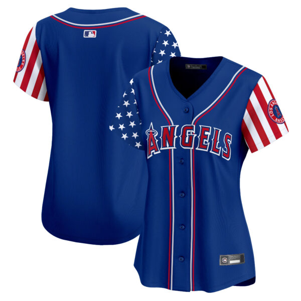 Women's Los Angeles Angels 2025 Independence Day Vapor Premier Limited Jersey - All Stitched - Image 27
