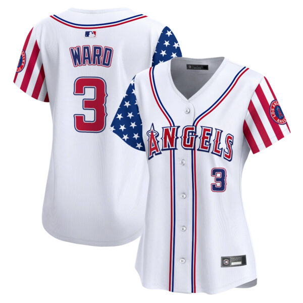Women's Los Angeles Angels 2025 Independence Day Vapor Premier Limited Jersey - All Stitched - Image 2