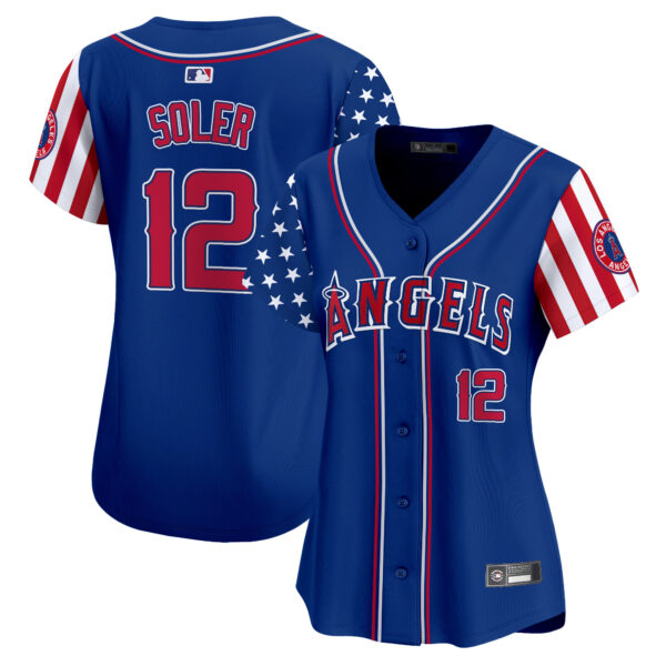Women's Los Angeles Angels 2025 Independence Day Vapor Premier Limited Jersey - All Stitched - Image 22