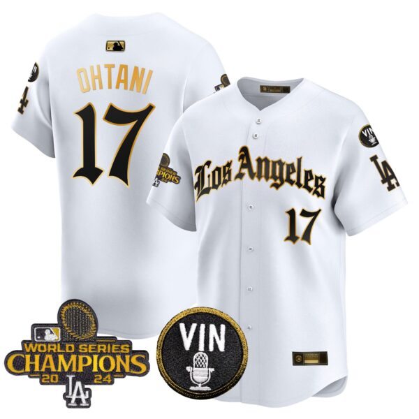 Men's Dodgers 2025 LA Gothic Style Gold Vapor Premier Limited Jersey - All Stitched - Image 11