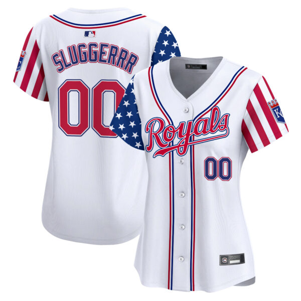 Women's Kansas City Royals 2025 Independence Day Vapor Premier Limited Jersey - All Stitched - Image 3