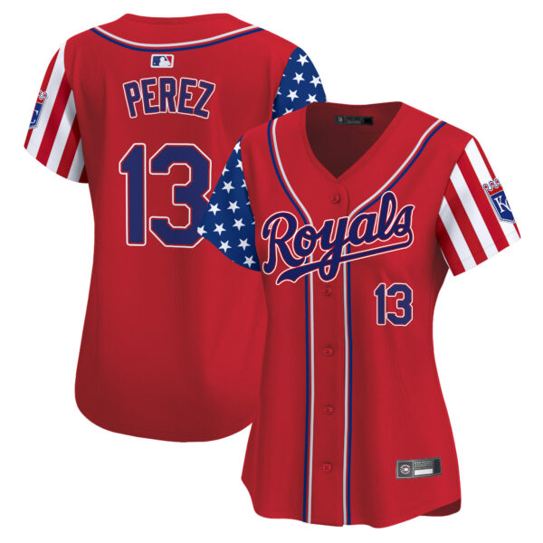 Women's Kansas City Royals 2025 Independence Day Vapor Premier Limited Jersey - All Stitched - Image 14