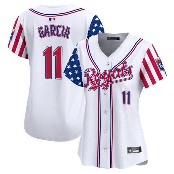 Women's Kansas City Royals 2025 Independence Day Vapor Premier Limited Jersey - All Stitched - Image 2