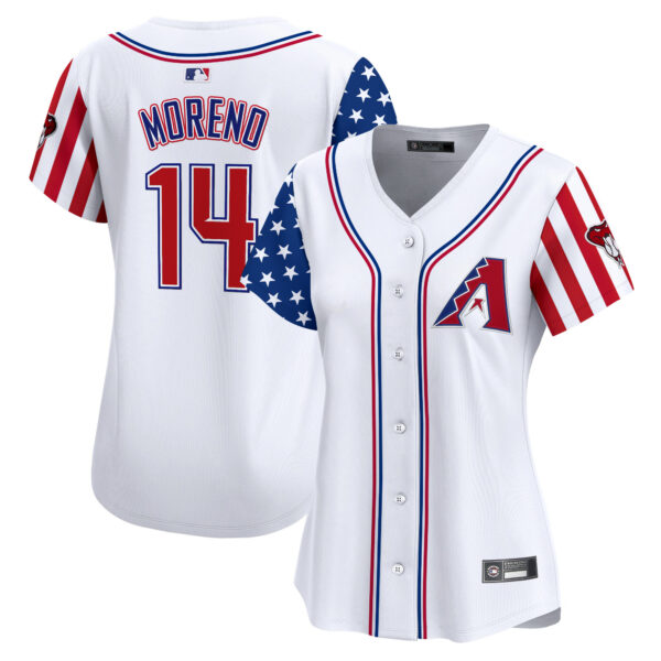Women's Arizona Diamondbacks 2025 Independence Day Vapor Premier Limited Jersey - All Stitched - Image 4