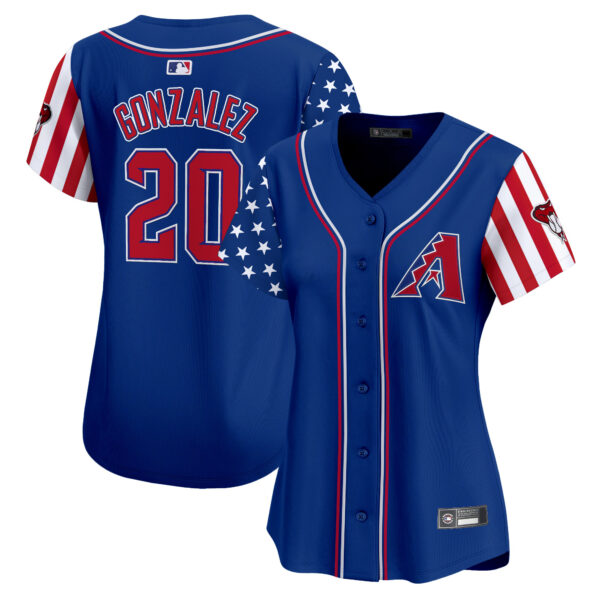 Women's Arizona Diamondbacks 2025 Independence Day Vapor Premier Limited Jersey - All Stitched - Image 26
