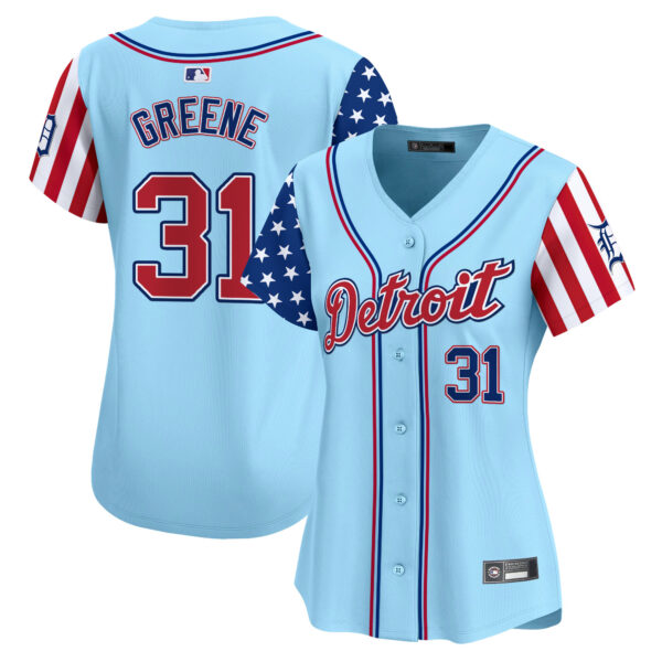 Women's Detroit Tigers 2025 Independence Day Vapor Premier Limited Jersey - All Stitched - Image 28