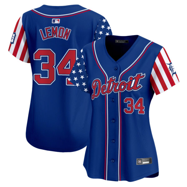 Women's Detroit Tigers 2025 Independence Day Vapor Premier Limited Jersey - All Stitched - Image 26