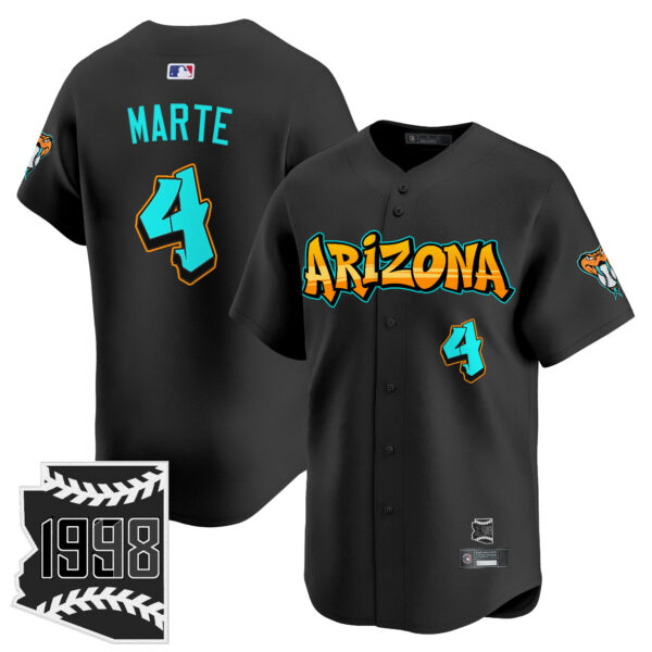 Men's Arizona Diamondbacks 'Graffiti Desert Ink Edition' Vapor Premier Limited Jersey - All Stitched - Image 24
