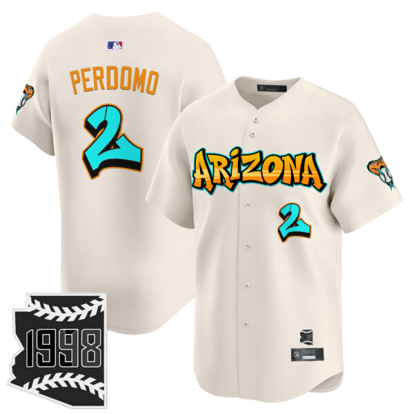 Men's Arizona Diamondbacks 'Graffiti Desert Ink Edition' Vapor Premier Limited Jersey - All Stitched - Image 11