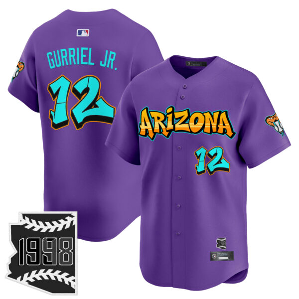 Men's Arizona Diamondbacks 'Graffiti Desert Ink Edition' Vapor Premier Limited Jersey - All Stitched - Image 5