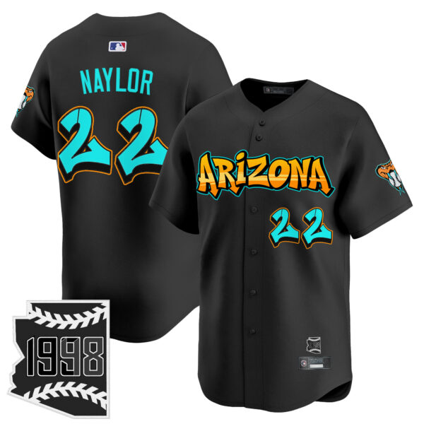 Men's Arizona Diamondbacks 'Graffiti Desert Ink Edition' Vapor Premier Limited Jersey - All Stitched - Image 21