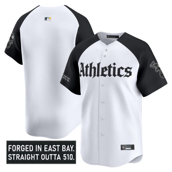 Men's Athletics 'Gothic East Bay Edition' Vapor Premier Limited Jersey - All Stitched - Image 21