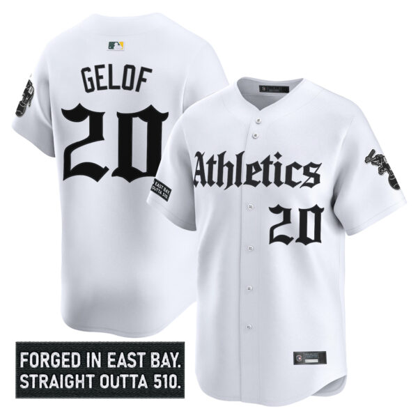 Men's Athletics 'Gothic East Bay Edition' Vapor Premier Limited Jersey - All Stitched - Image 11