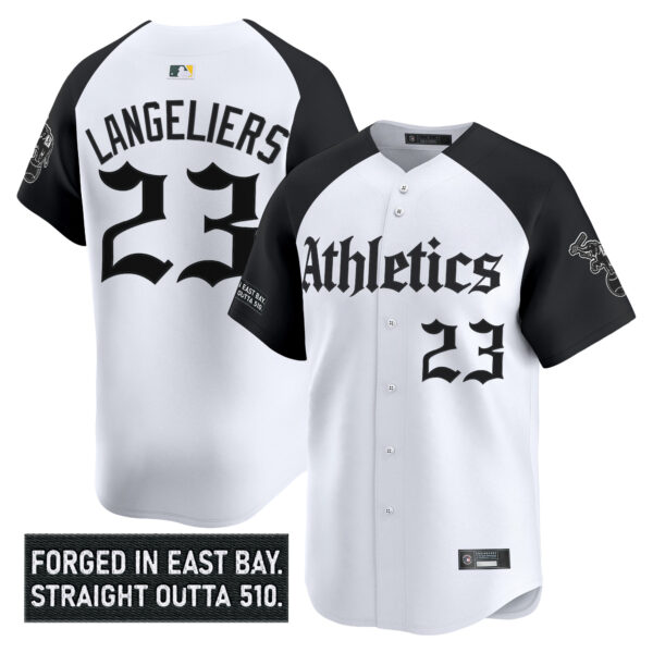 Men's Athletics 'Gothic East Bay Edition' Vapor Premier Limited Jersey - All Stitched - Image 19