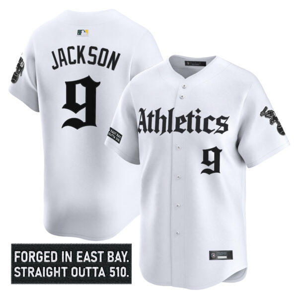 Men's Athletics 'Gothic East Bay Edition' Vapor Premier Limited Jersey - All Stitched - Image 13