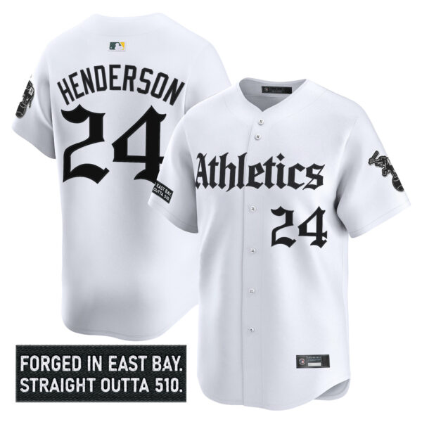 Men's Athletics 'Gothic East Bay Edition' Vapor Premier Limited Jersey - All Stitched - Image 8