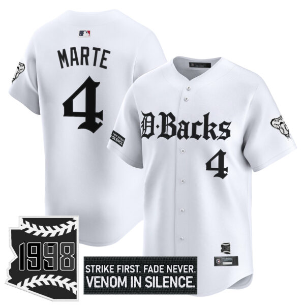 Men's Arizona Diamondbacks 'Gothic Desert Fang Edition' Vapor Premier Limited Jersey V2 - All Stitched - Image 15