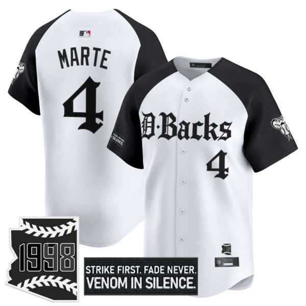 Men's Arizona Diamondbacks 'Gothic Desert Fang Edition' Vapor Premier Limited Jersey V2 - All Stitched - Image 24