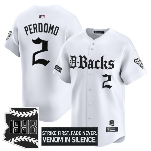 Men's Arizona Diamondbacks 'Gothic Desert Fang Edition' Vapor Premier Limited Jersey V2 - All Stitched - Image 11