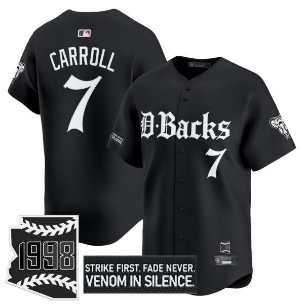 Men's Arizona Diamondbacks 'Gothic Desert Fang Edition' Vapor Premier Limited Jersey V2 - All Stitched