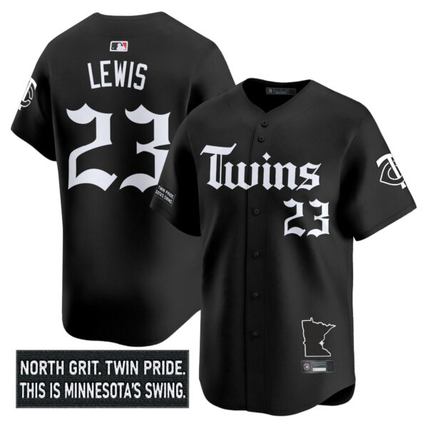 Men's Minnesota Twins 'Gothic North Edition' Vapor Premier Limited Jersey V2 - All Stitched - Image 8