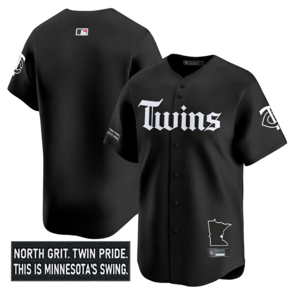 Men's Minnesota Twins 'Gothic North Edition' Vapor Premier Limited Jersey V2 - All Stitched - Image 10
