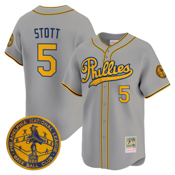 Men's Philadelphia Phillies 1938 Heritage Vapor Premier Limited Jersey - 'New Sweden 300th Anniversary' Patch - All Stitched - Image 16