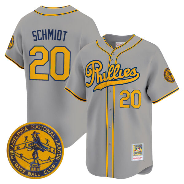 Men's Philadelphia Phillies 1938 Heritage Vapor Premier Limited Jersey - 'New Sweden 300th Anniversary' Patch - All Stitched - Image 19