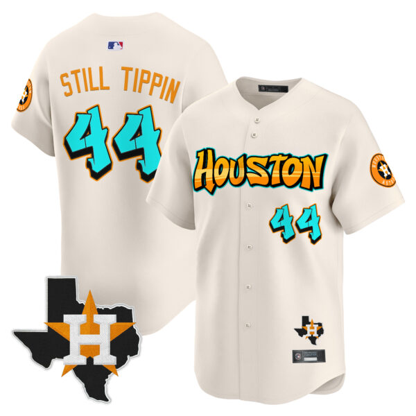 Men's Houston Astros 'Graffiti H-Town Edition' Vapor Premier Limited Jersey - All Stitched - Image 16