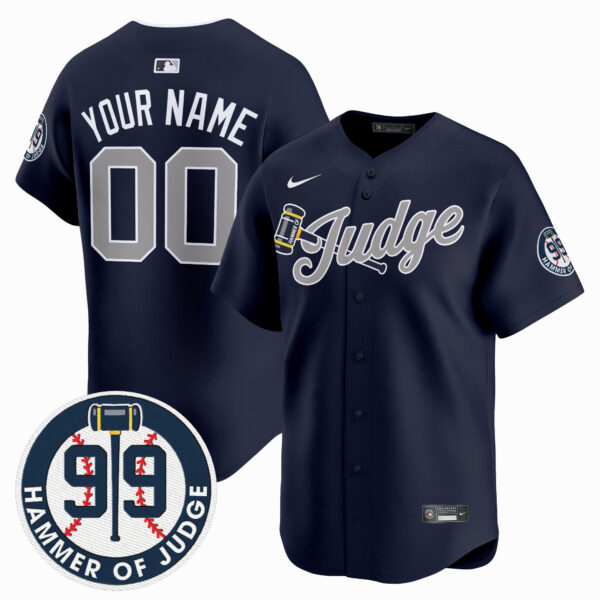 Aaron Judge Yankees The Hammer Vapor Premier Limited Custom Jersey - All Stitched - Image 2