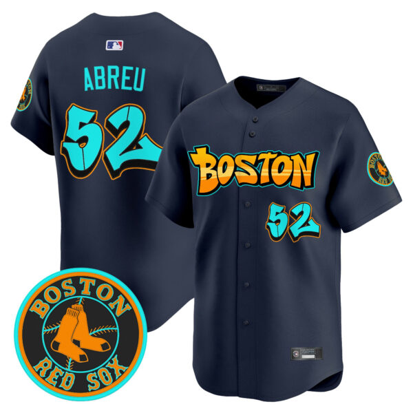Men's Boston Red Sox 'Graffiti Streetstyle Edition' Vapor Premier Limited Jersey - All Stitched - Image 10