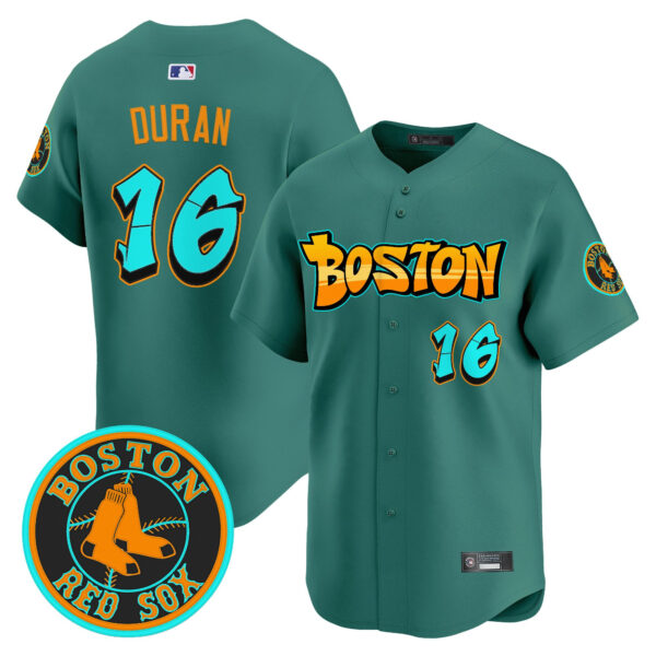 Men's Boston Red Sox 'Graffiti Streetstyle Edition' Vapor Premier Limited Jersey - All Stitched - Image 32
