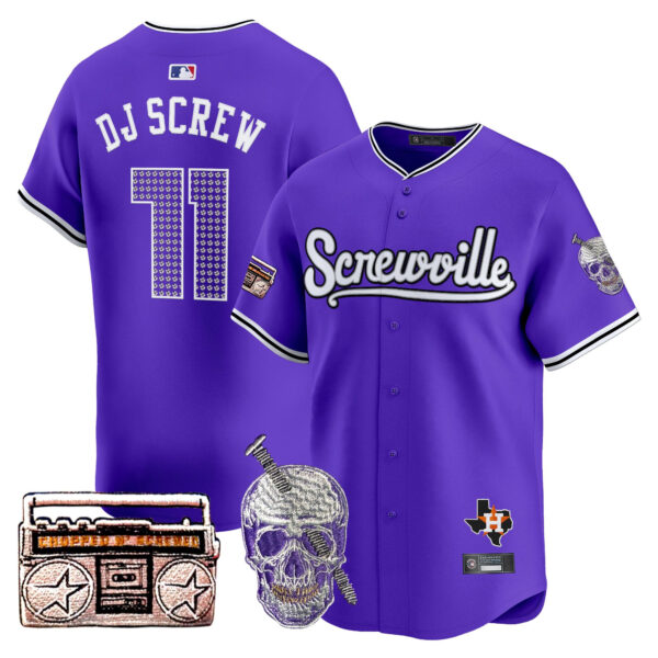 Astros DJ Screw 2025 Vapor Premier Limited Jersey - All Stitched - Image 8