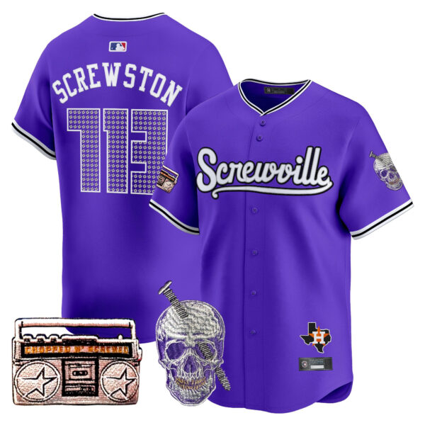 Astros DJ Screw 2025 Vapor Premier Limited Jersey - All Stitched - Image 2