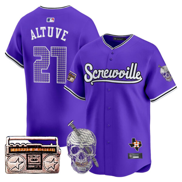 Astros DJ Screw 2025 Vapor Premier Limited Jersey - All Stitched - Image 3