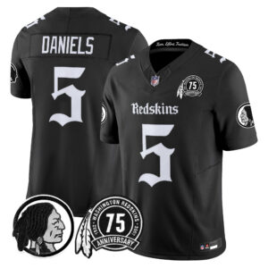 Men's Washington Redskins 'Gothic Capital Edition' Vapor Limited Jersey - All Stitched