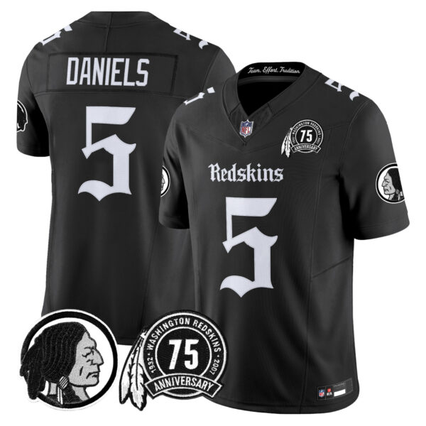 Men's Washington Redskins 'Gothic Capital Edition' Vapor Limited Jersey - All Stitched