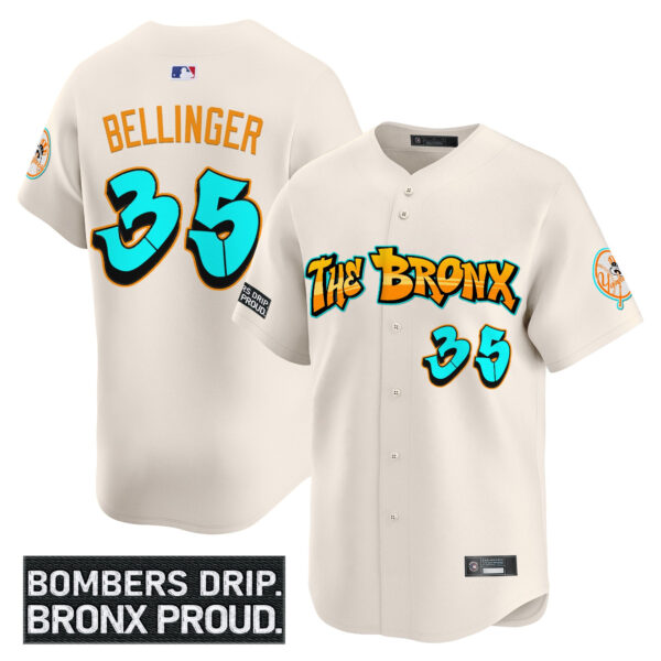 Men's Yankees 'Graffiti Bronx Bombers Edition' Vapor Premier Limited Jersey - All Stitched - Image 4