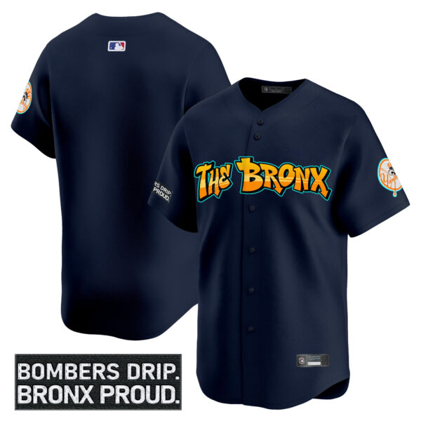 Men's Yankees 'Graffiti Bronx Bombers Edition' Vapor Premier Limited Jersey - All Stitched - Image 16
