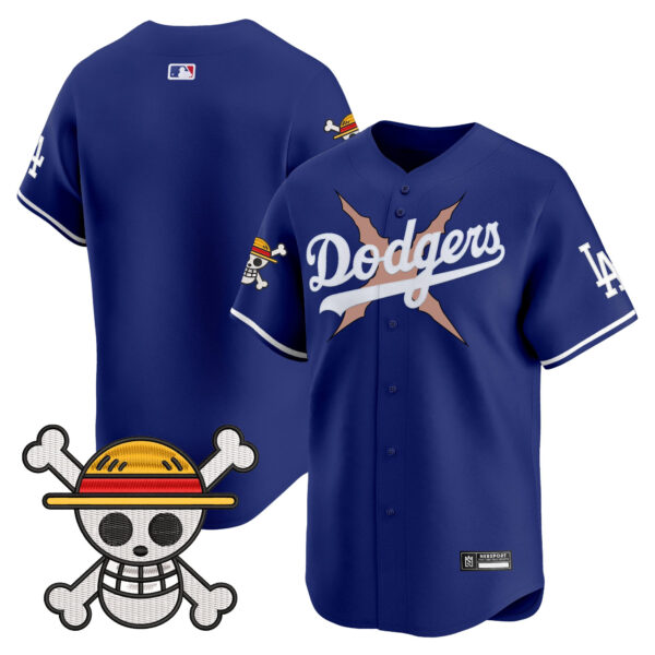 Men's Los Angeles Dodgers x One Piece 2025 Vapor Premier Limited Jersey - Stitched - Image 22
