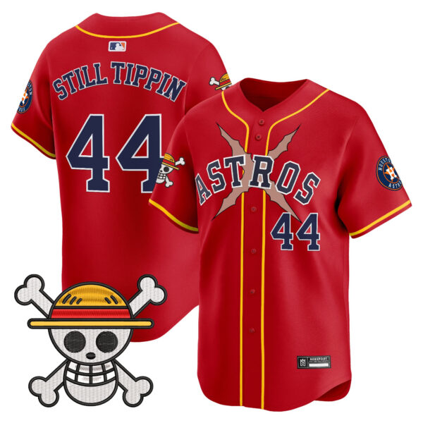 Men's Houston Astros x One Piece 2025 Vapor Premier Limited Jersey - All Stitched - Image 10