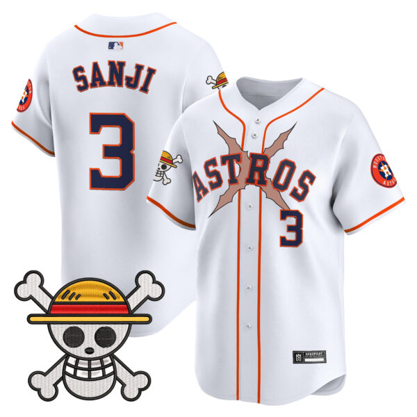 Men's Houston Astros x One Piece 2025 Vapor Premier Limited Jersey - All Stitched - Image 14