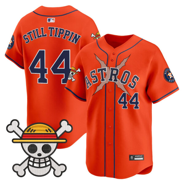Men's Houston Astros x One Piece 2025 Vapor Premier Limited Jersey - All Stitched - Image 32