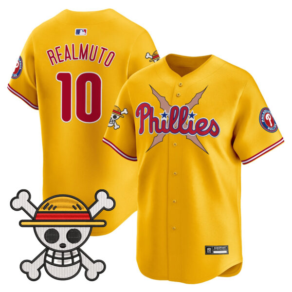Men's Philadelphia Phillies x One Piece 2025 Vapor Premier Limited Jersey - All Stitched - Image 19
